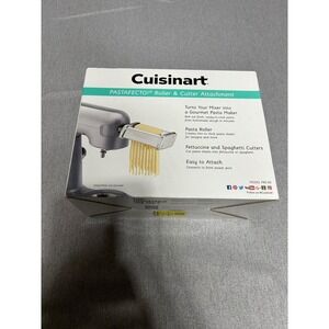 Cuisinart Pastafecto Pasta Roller & Cutter Attachment PRS-50 Silver NIB
